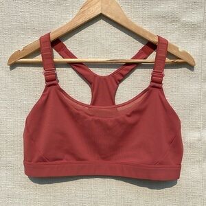 Athleta Adjustable Bra A-C Muted Red Size XL